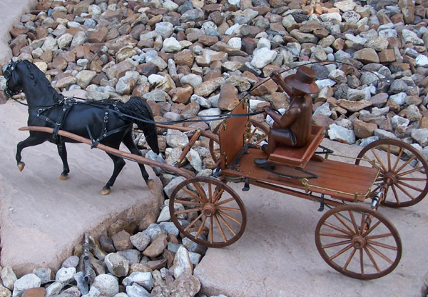 1/8th scale buckboard