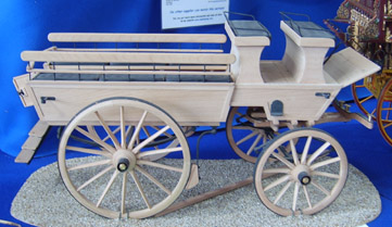 1/8th scale model of a 1914 wagonette